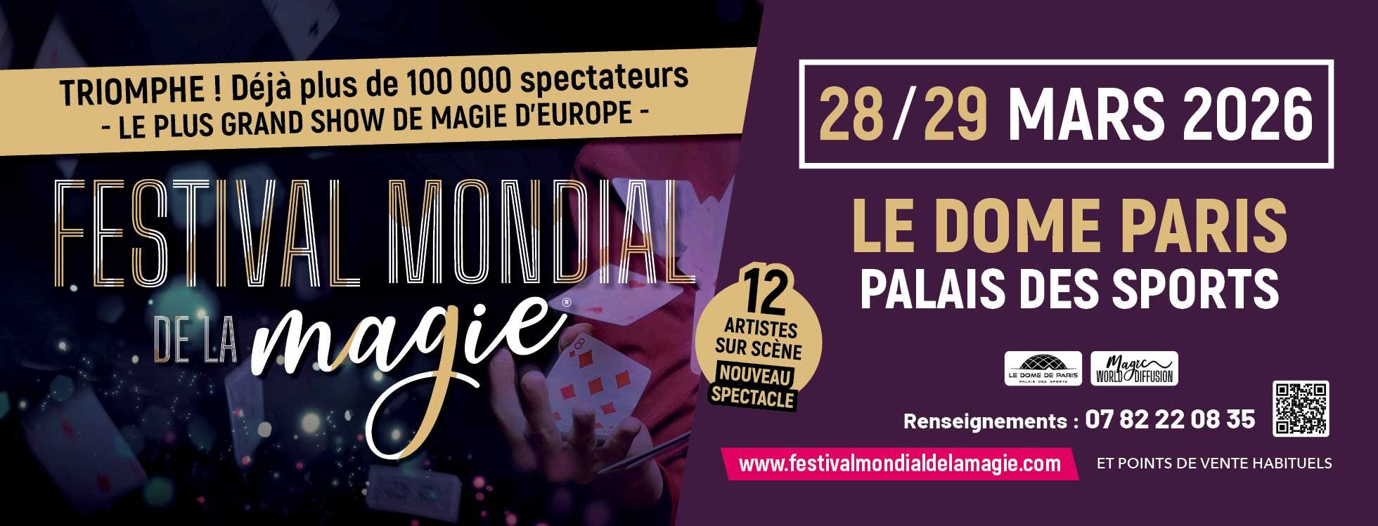 dome de paris : FESTIVAL MONDIAL DE LA MAGIE