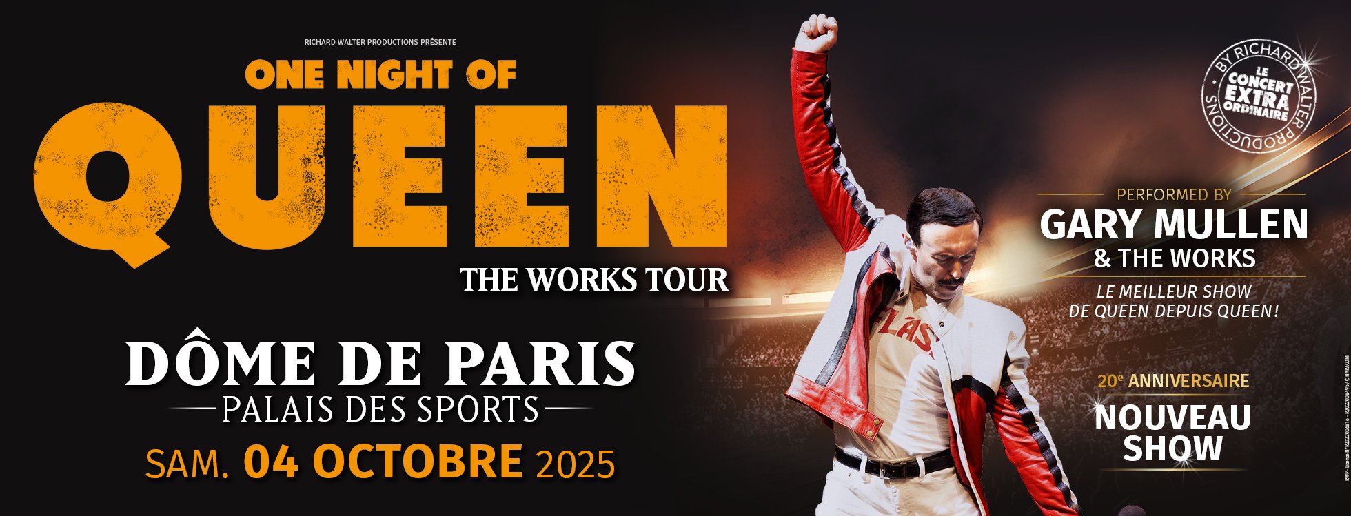 dome de paris : ONE NIGHT OF QUEEN